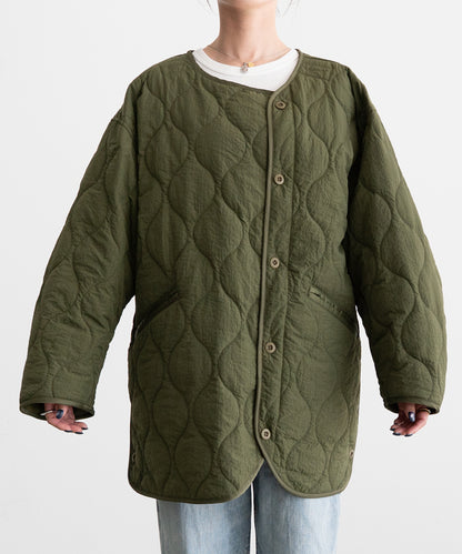 ASYMMETRY QUILTED COAT