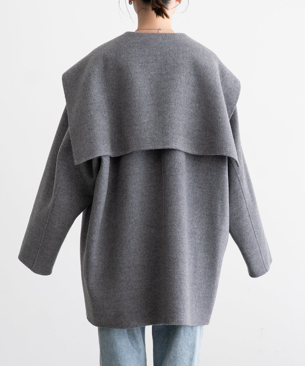 WOOL SAILOR-COLLAR COAT
