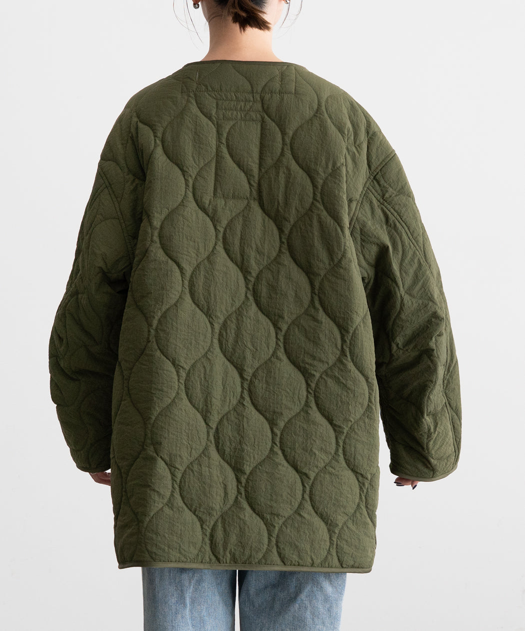 ASYMMETRY QUILTED COAT