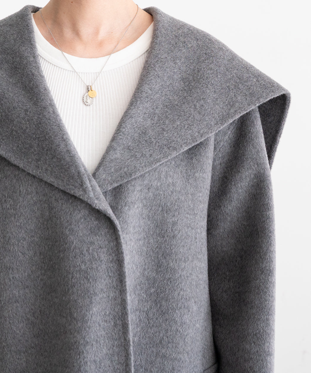WOOL SAILOR-COLLAR COAT