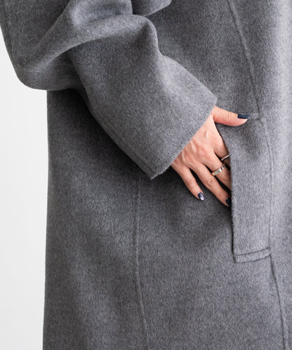 WOOL SAILOR-COLLAR COAT