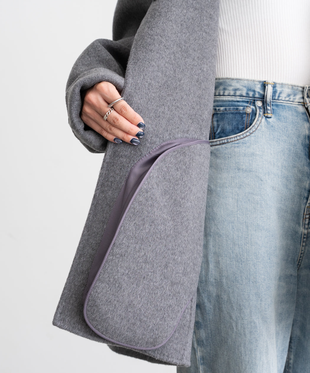 WOOL SAILOR-COLLAR COAT