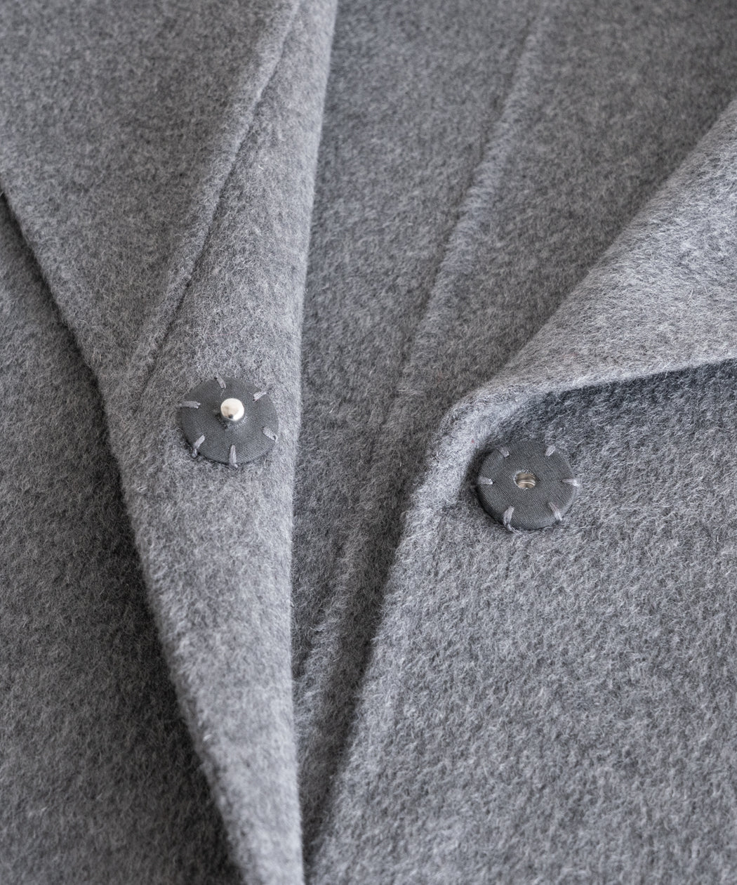 スノードレル　セーラーカラーコート　グレー　M yuki ブロガー　ドキコさん WOOL SAILOR-COLLAR COAT – SNORDREL