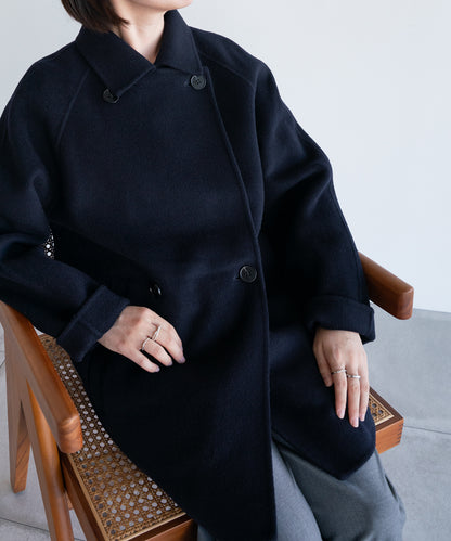 DOUBLE FACE WOOL P-COAT