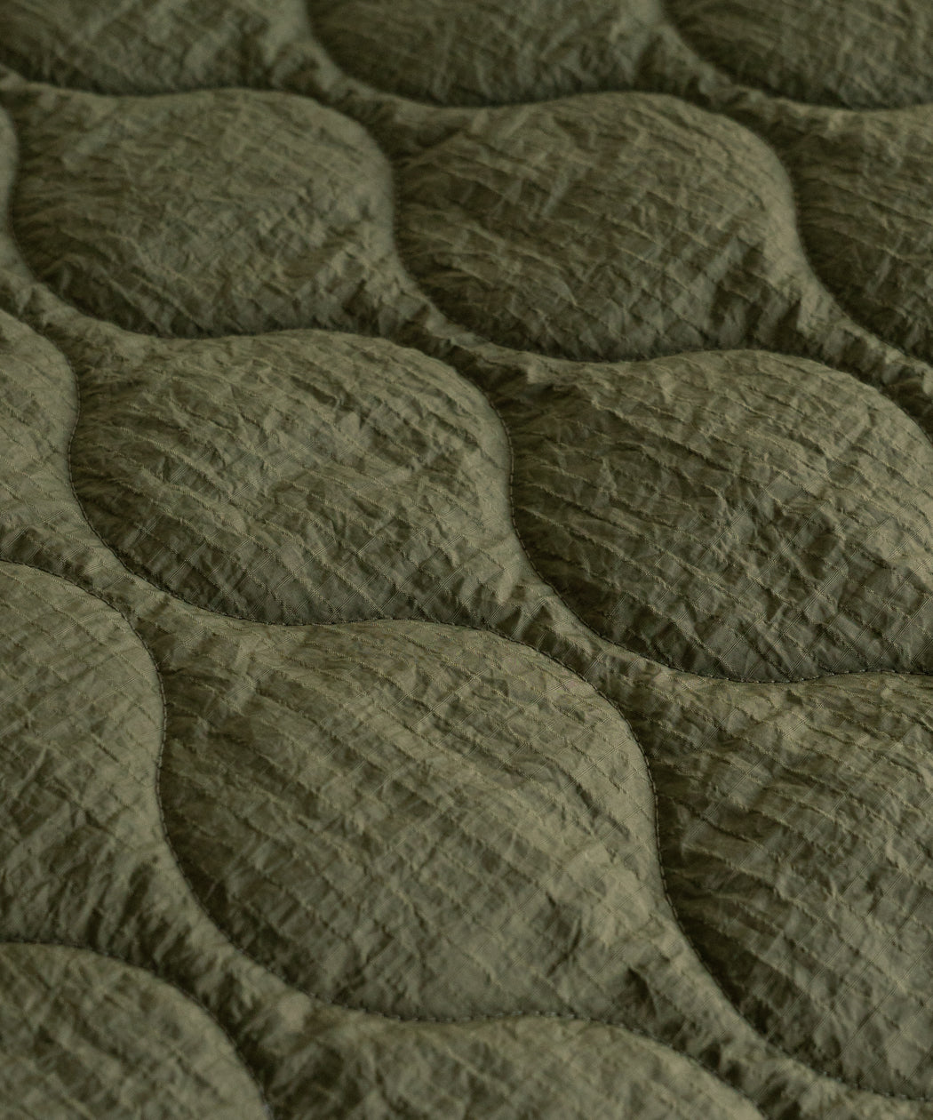 ASYMMETRY QUILTED COAT