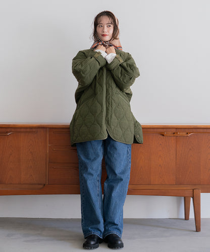 ASYMMETRY QUILTED COAT