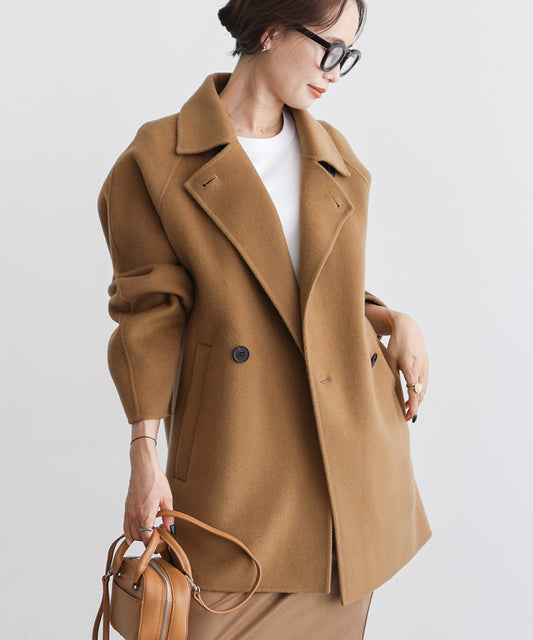 DOUBLE FACE WOOL P-COAT