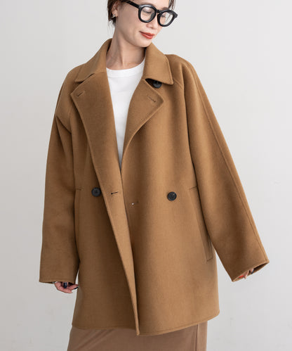 DOUBLE FACE WOOL P-COAT