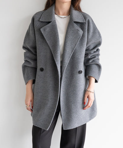 DOUBLE FACE WOOL P-COAT