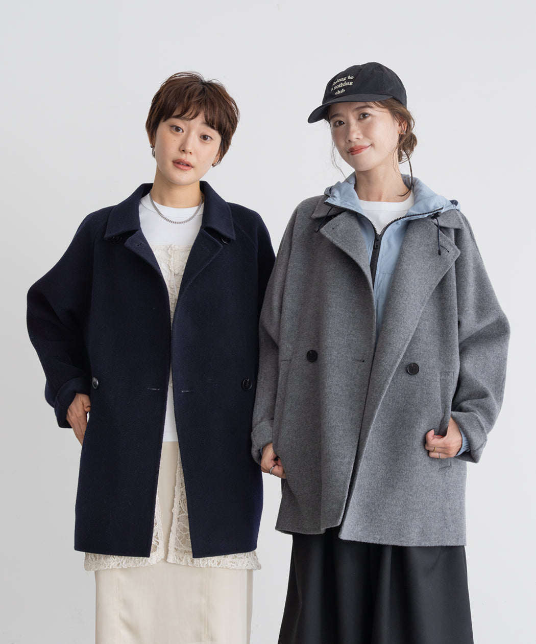DOUBLE FACE WOOL P-COAT
