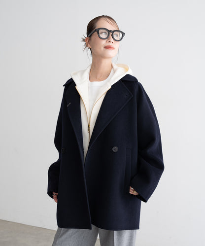 DOUBLE FACE WOOL P-COAT