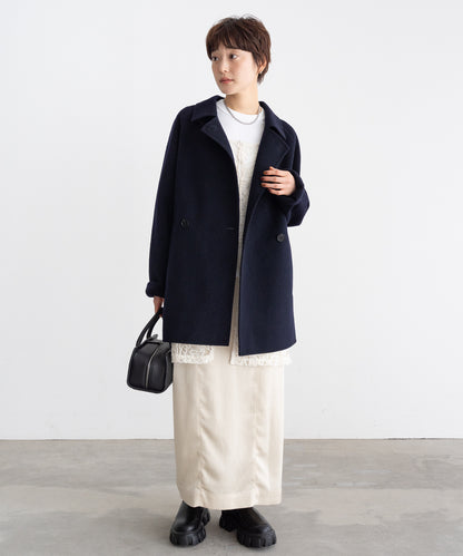 DOUBLE FACE WOOL P-COAT