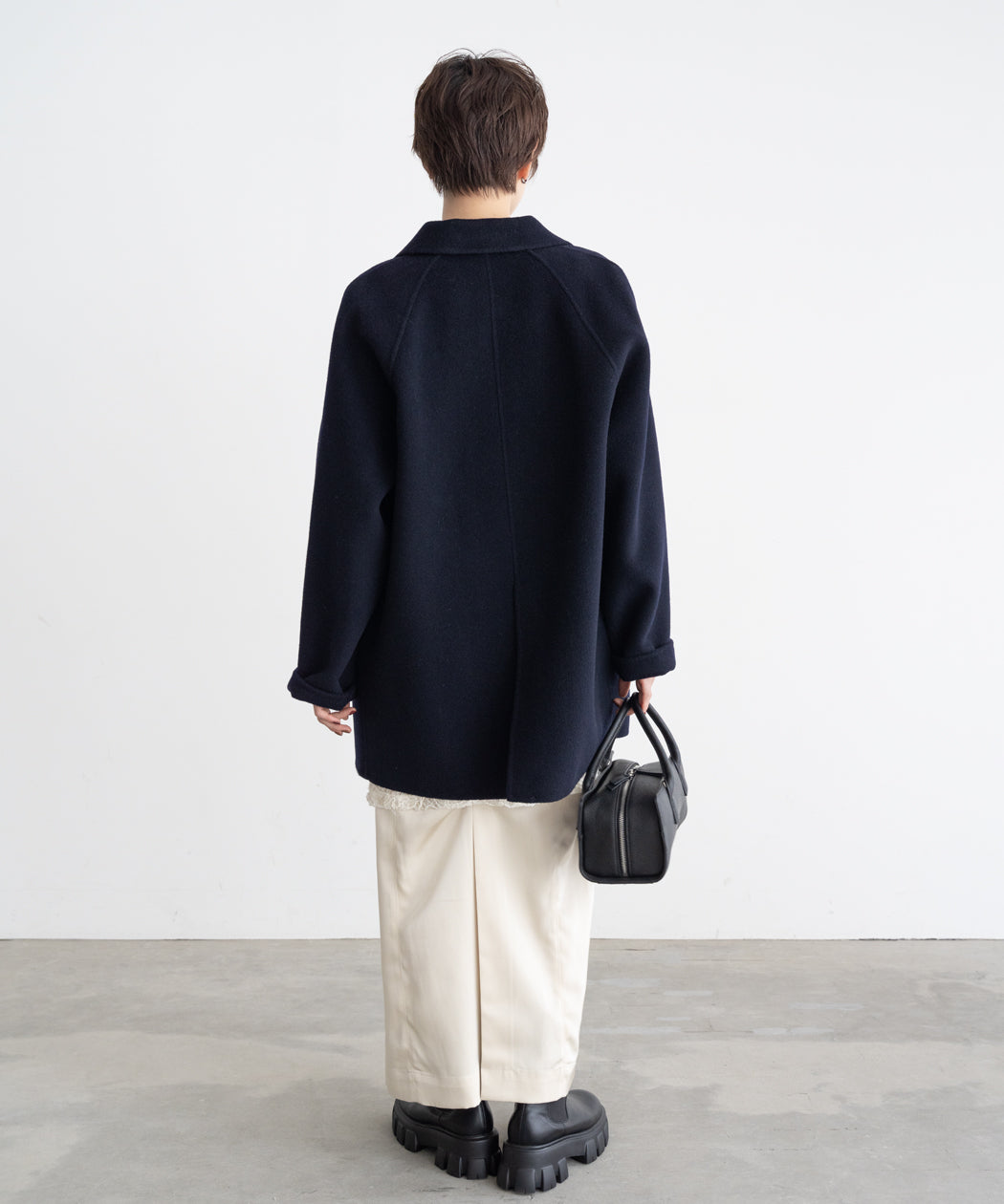 DOUBLE FACE WOOL P-COAT