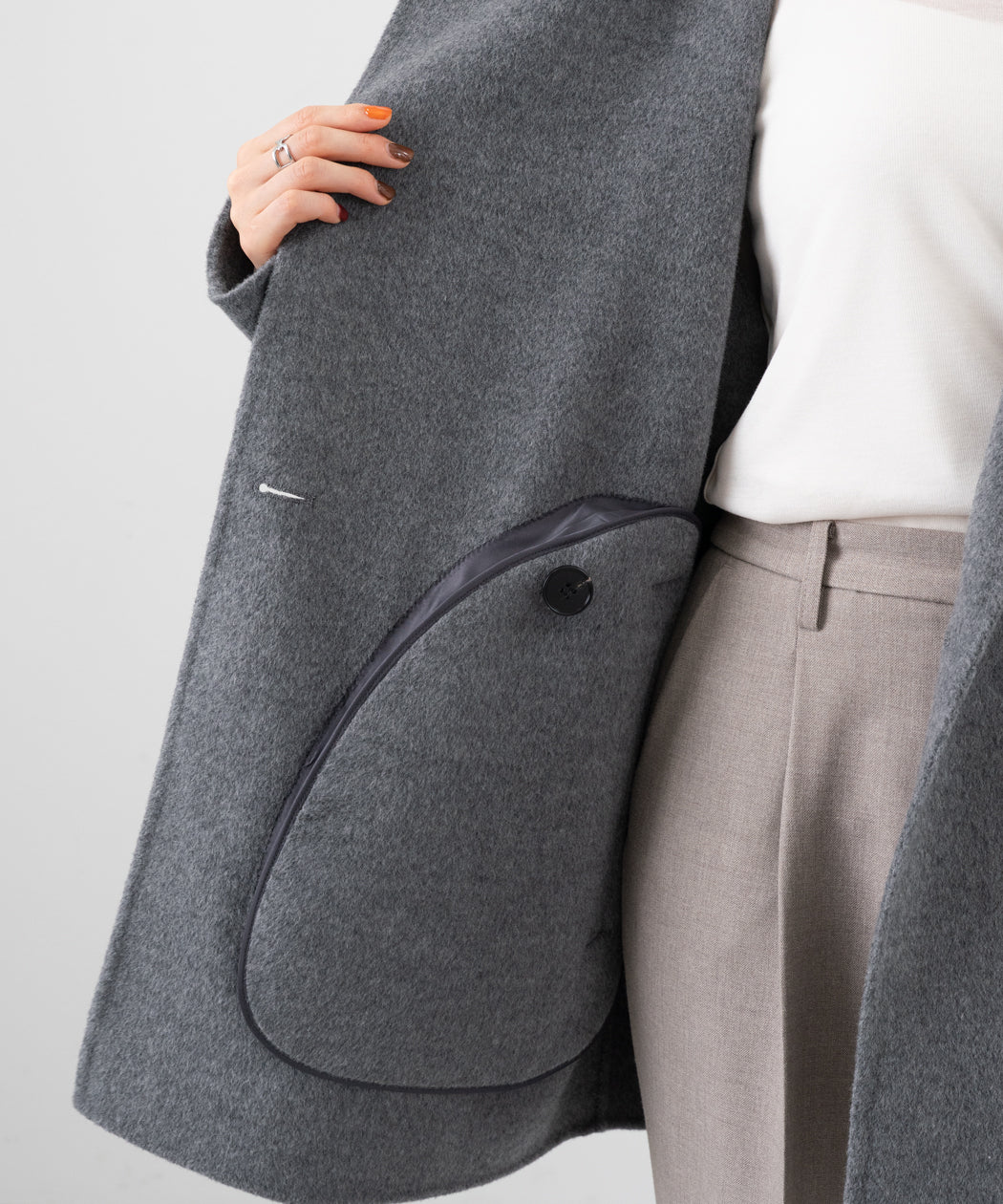 DOUBLE FACE WOOL P-COAT