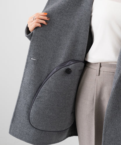 DOUBLE FACE WOOL P-COAT
