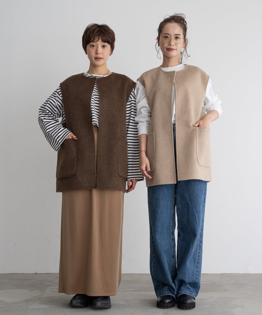 REVERSIBLE WOOL GILET