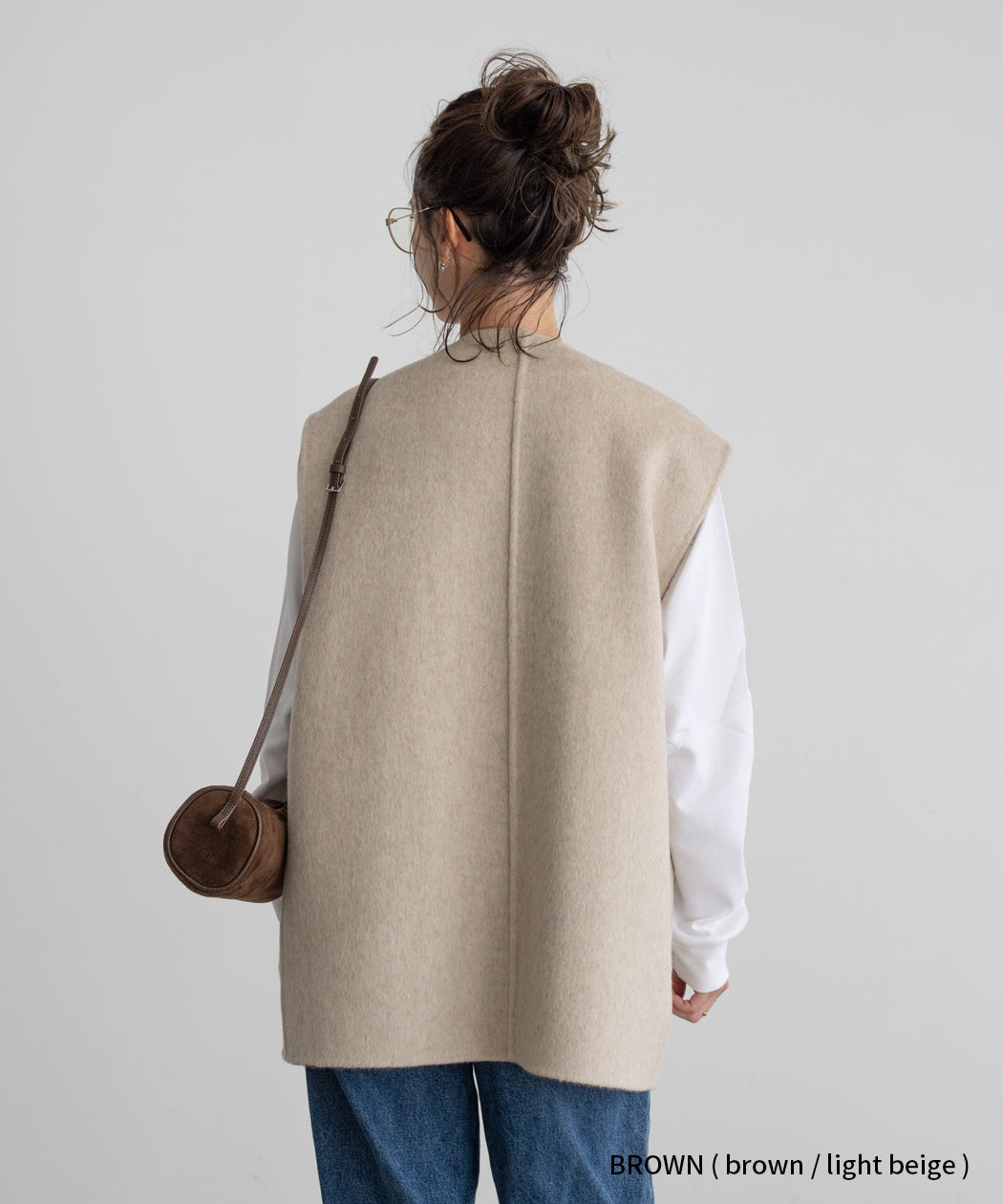 REVERSIBLE WOOL GILET