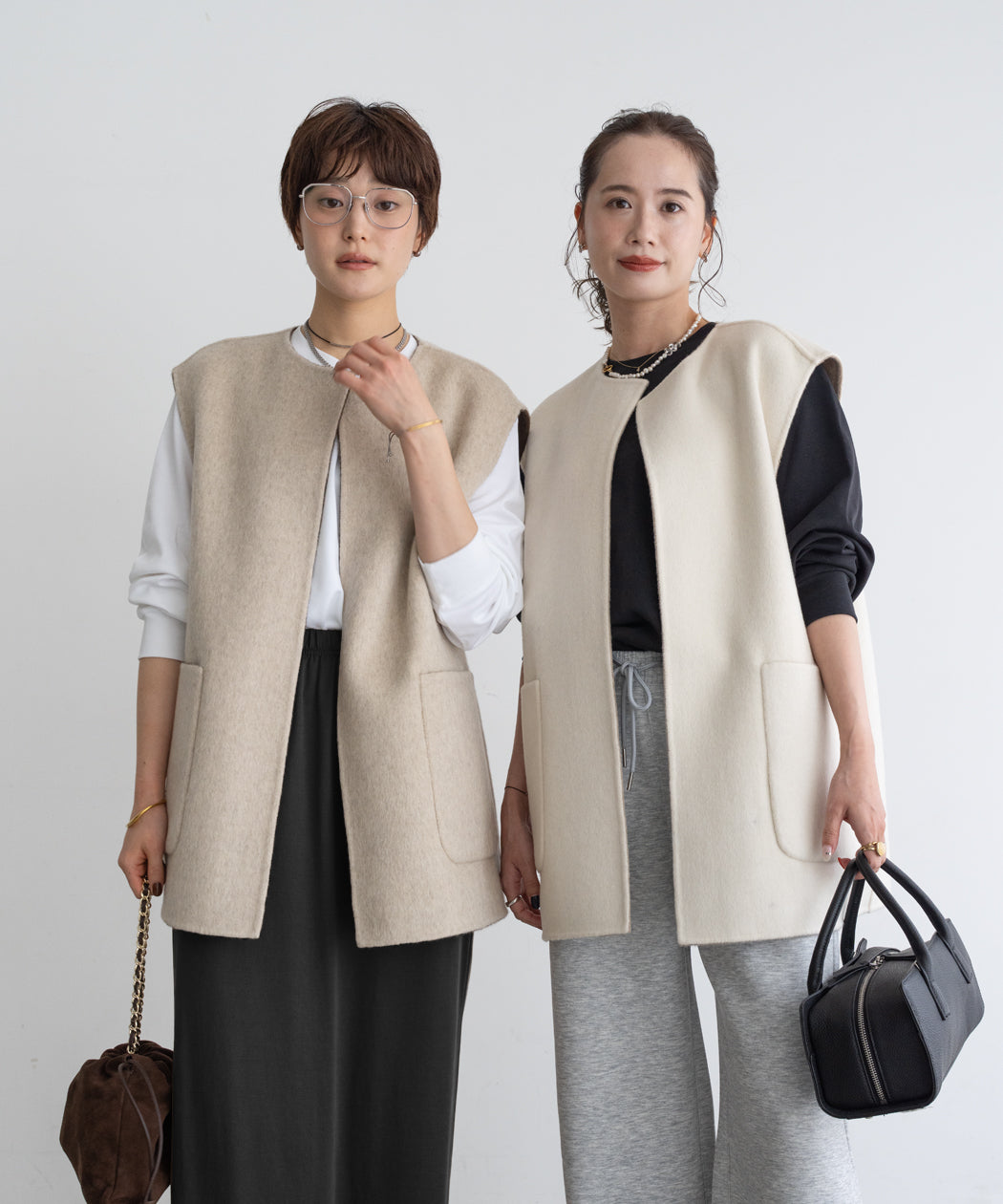 REVERSIBLE WOOL GILET