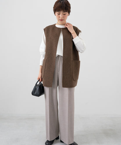 REVERSIBLE WOOL GILET
