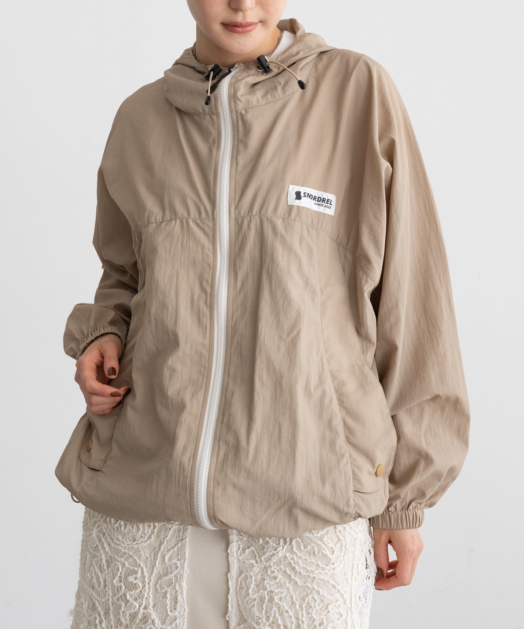 NYLON HOODED JACKET