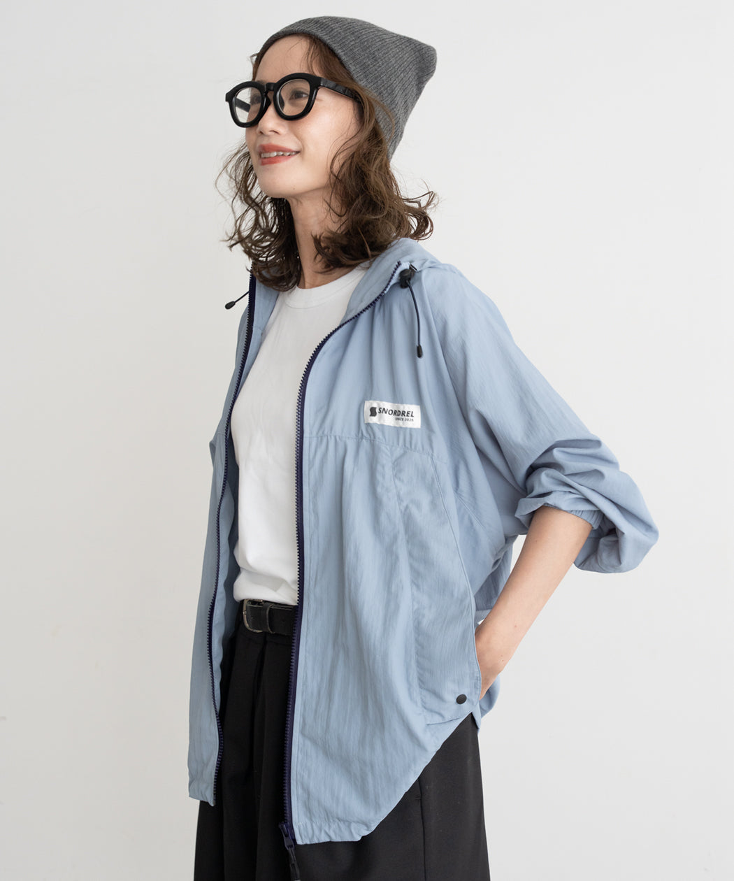 NYLON HOODED JACKET