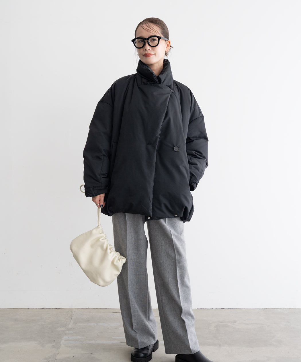 TAILORED COCOON DOWN COAT