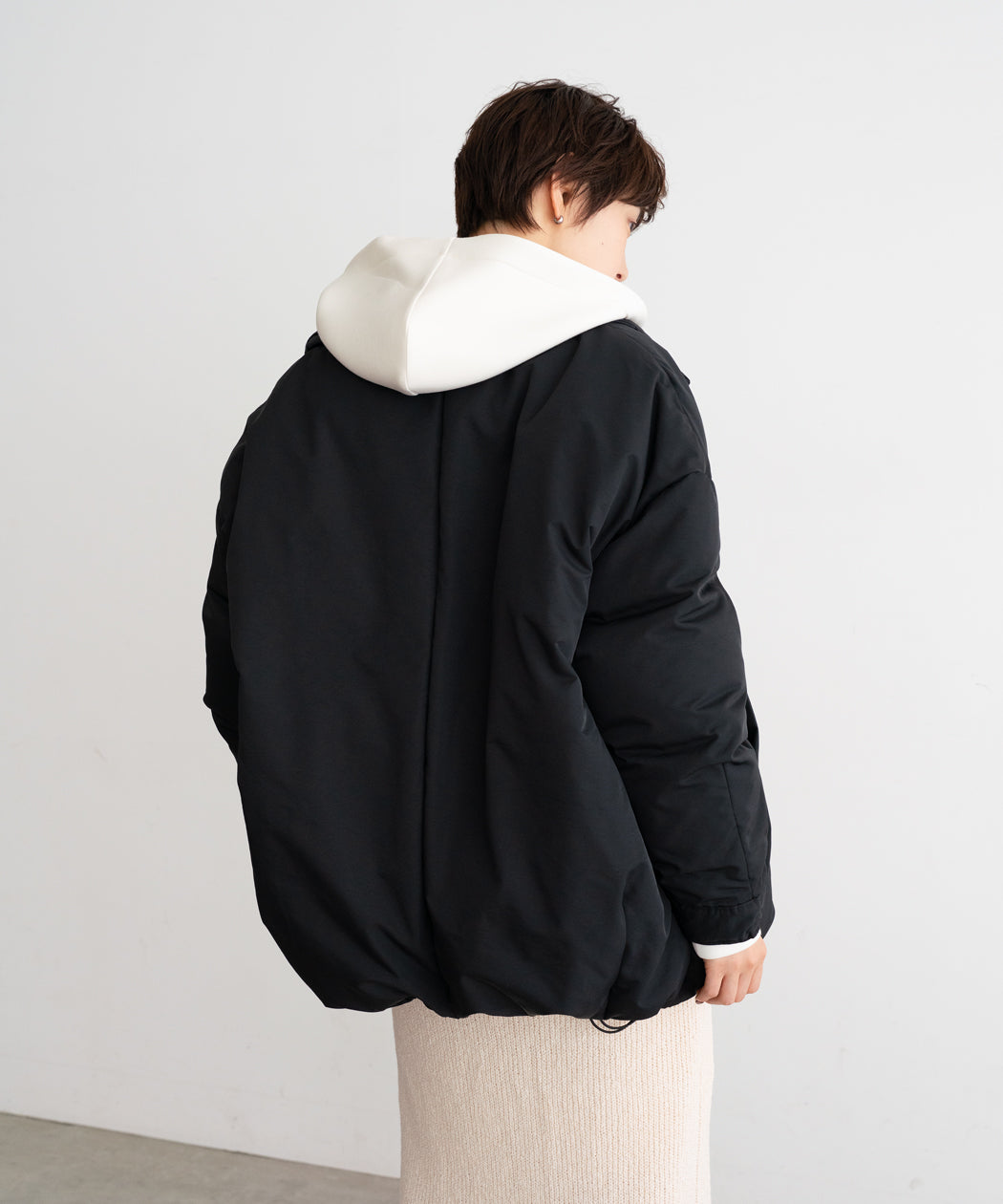 TAILORED COCOON DOWN COAT