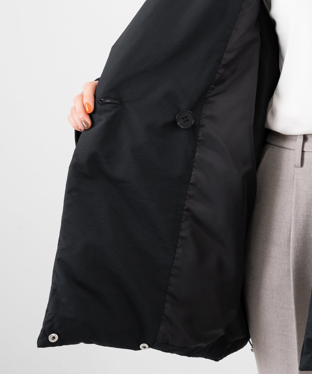 TAILORED COCOON DOWN COAT
