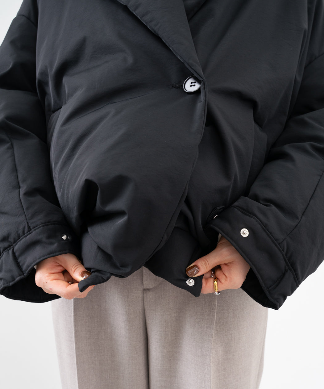 TAILORED COCOON DOWN COAT