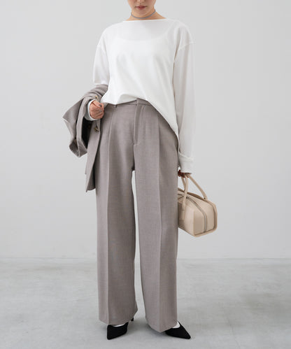 WIDE STRAIGHT PANTS