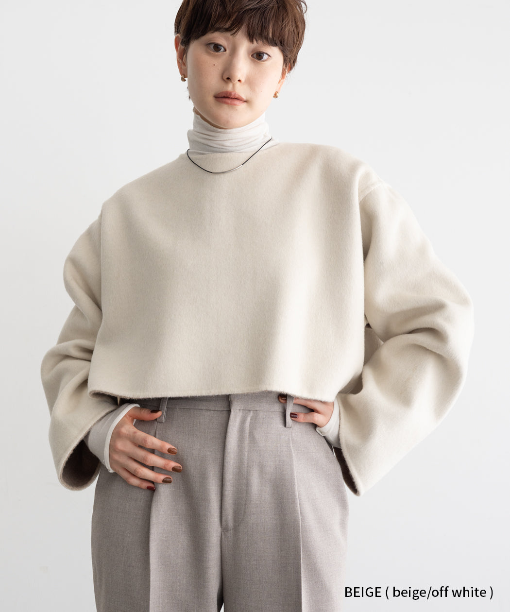 REVERSIBLE WOOL PULLOVER