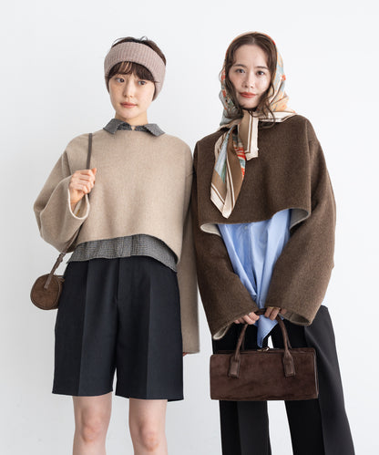 REVERSIBLE WOOL PULLOVER