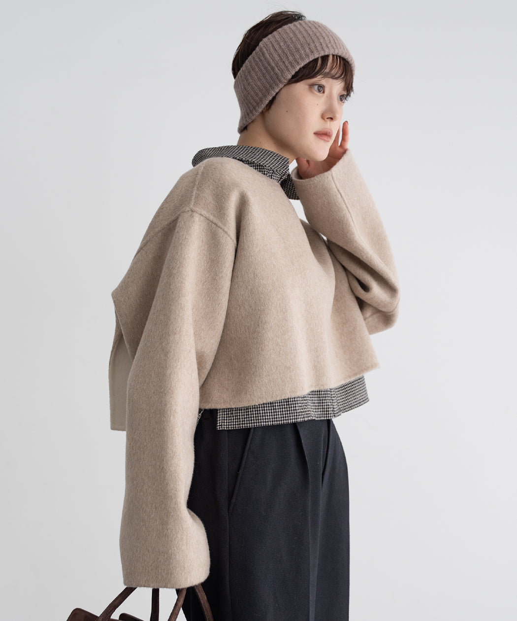REVERSIBLE WOOL PULLOVER