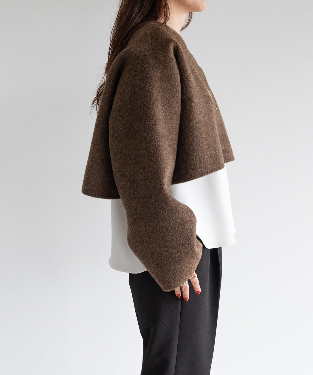 REVERSIBLE WOOL PULLOVER
