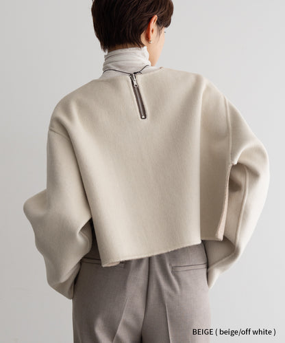 REVERSIBLE WOOL PULLOVER