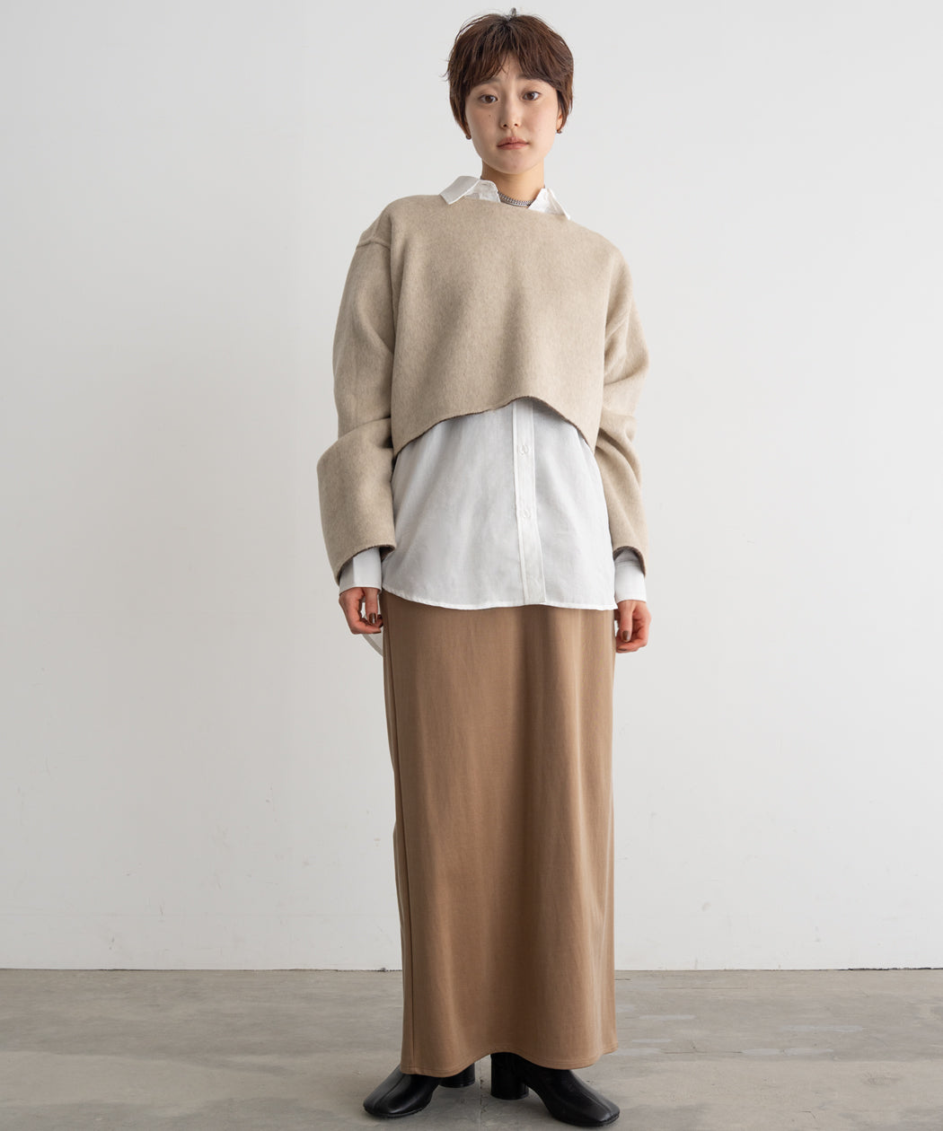 REVERSIBLE WOOL PULLOVER