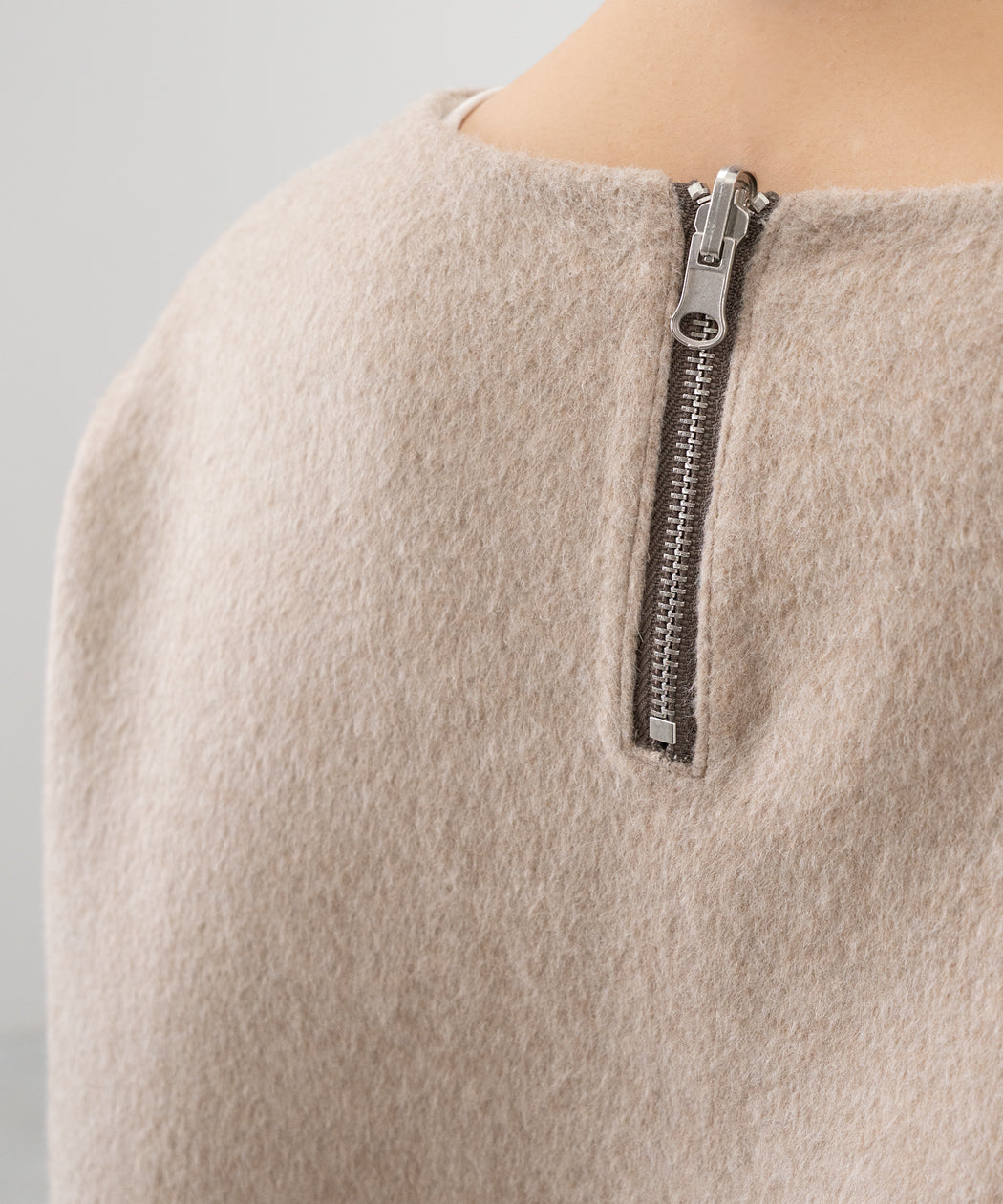 REVERSIBLE WOOL PULLOVER